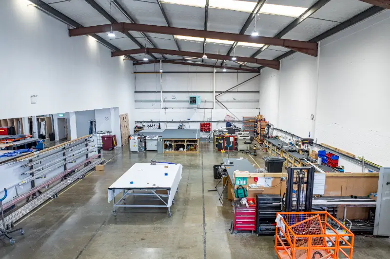 Flexicovers Mezzanine Floor in Warehouse