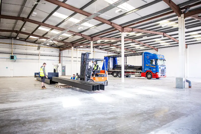 Flexicovers Mezzanine Floor Installation Before
